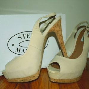 BRAND NEW Steve Madded Sling Back Platform Pump
